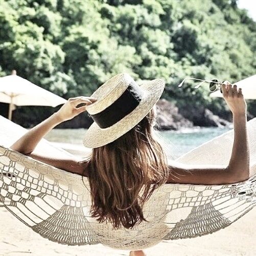 woman on hammock on a retreat immersion